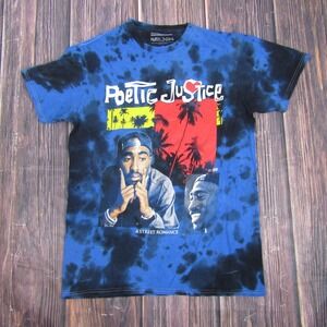 Poetic Justice Shirt Mens Small Tupac Graphic Movie Rap Hip Hop Tee